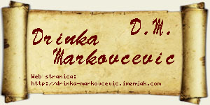 Drinka Markovčević vizit kartica